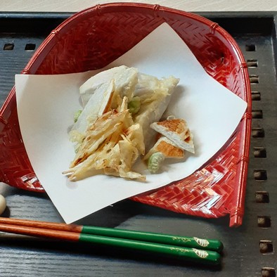 【野菜ソムリエ】海老芋の天ぷらの写真
