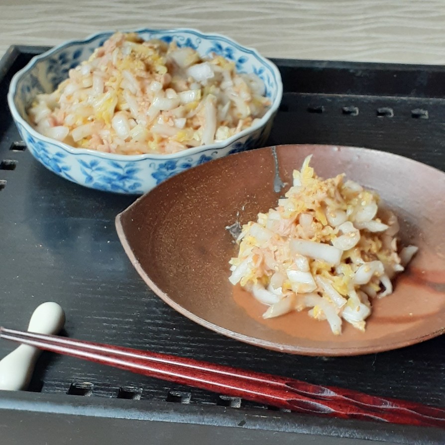 【野菜ソムリエ】白菜のツナポン酢和えの画像
