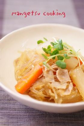 **大根と春雨の中華煮**