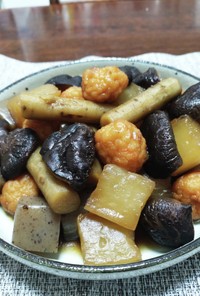 干し椎茸と野菜の煮物
