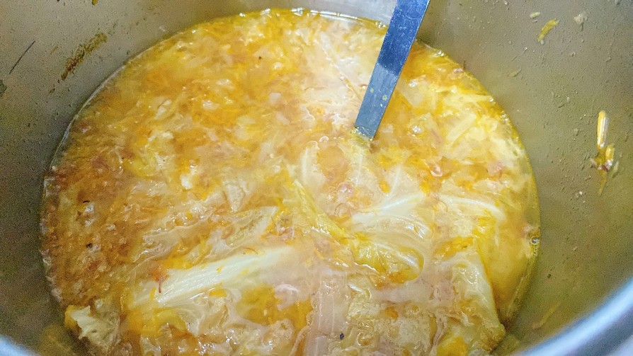 圧力鍋でコンビーフと野菜の具沢山スープの画像