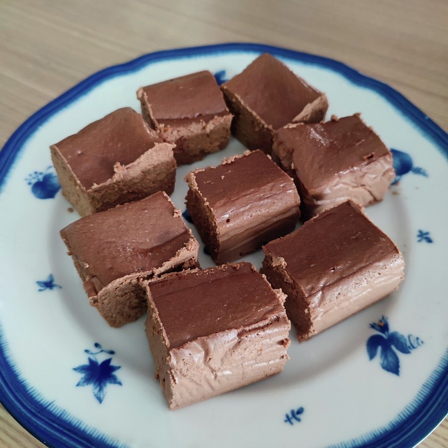 チョコケーキ♡シンプルダイエットスイーツの画像