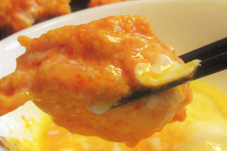 鶏もも肉のかんずり焼き 半熟卵を絡めて レシピ 作り方 By ﾋﾟｰさんのﾟｰﾟﾟ クックパッド 簡単おいしいみんなのレシピが378万品