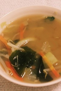 “カット野菜葉物冷凍インスタント味噌汁”