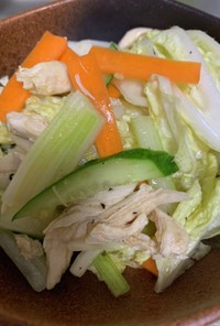 バリバリ食べる白菜サラダ
