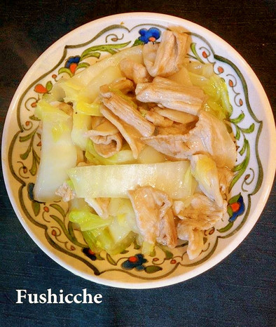 5分でお弁当一品☆白菜のトロ～リ炒めの写真