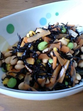 ひじきとお豆のサラダ
