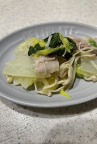 白菜のうま煮(えのき入り)