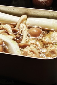 ふわふわ豆腐鶏団子鍋