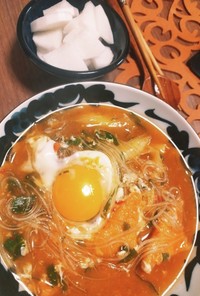 ワンパン韓国風野菜スープ