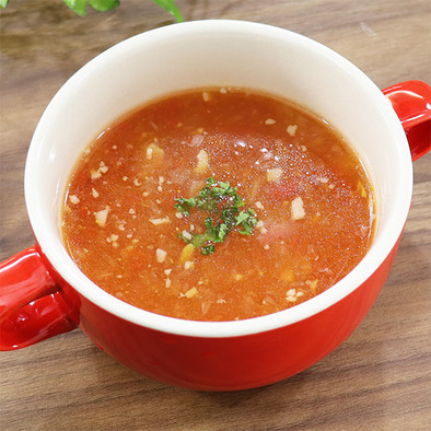 超時短！レンジで簡単＊トマトスープの写真