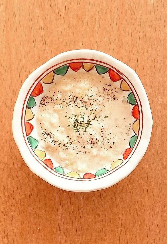 豆乳鍋の〆リゾットの画像