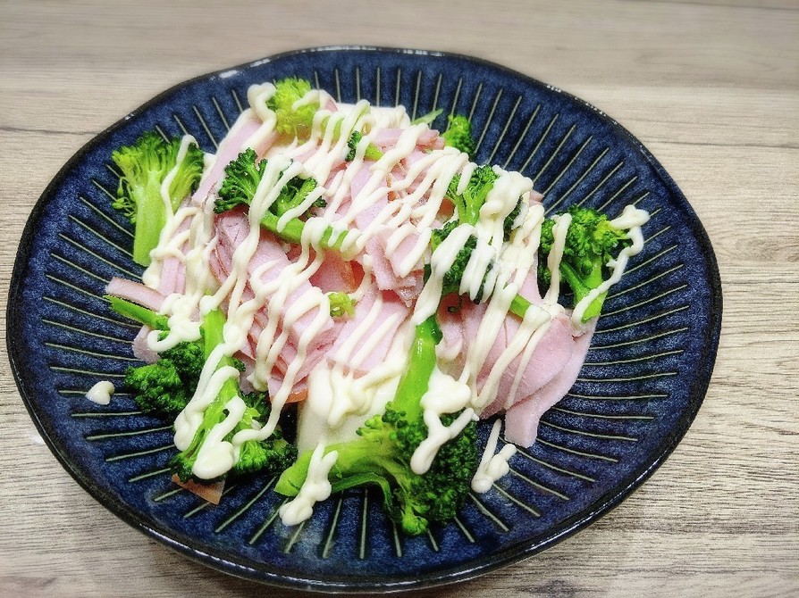 ☆豆腐とハムとブロッコリーのサラダ☆の画像