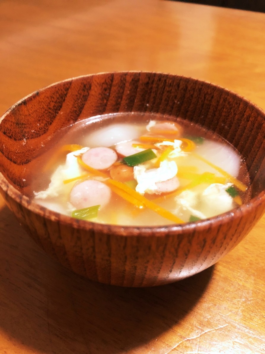 ポカポカ温まる焼肉屋さん風スープの画像