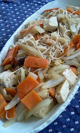 我が家のそうめんチャンプルー☆