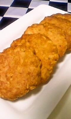 オートミールdeチーズクッキー。