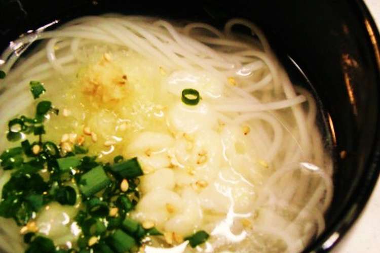 １年中食べてる揖保の糸 たぬき そうめん レシピ 作り方 By Food Town クックパッド 簡単おいしいみんなのレシピが352万品