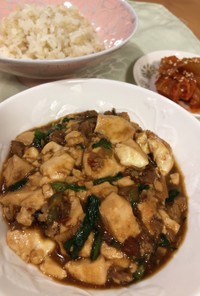 簡単&本格　味シミお肉の麻婆豆腐