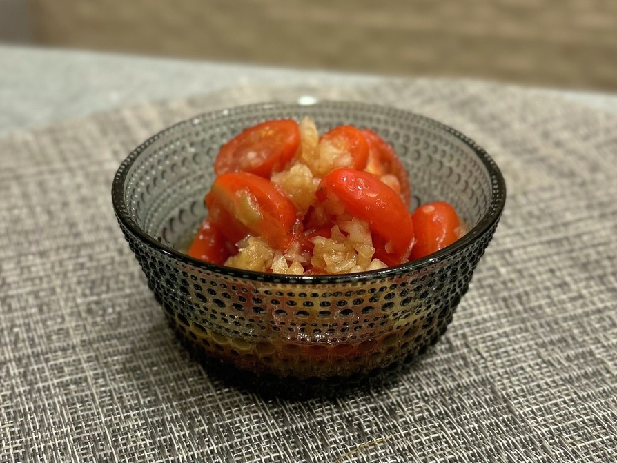 さっぱり！トマトの黒酢サラダの画像