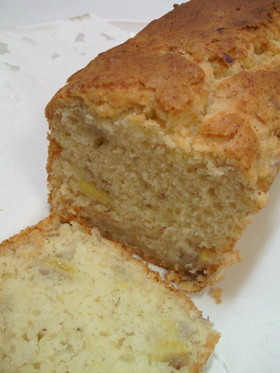*バナナパウンドケーキ*(卵なし)