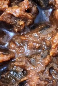 茄子と牛ひき肉の油味噌