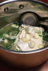 湯豆腐スープ