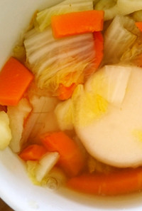 セミドライ玉ねぎのシンプル野菜スープ