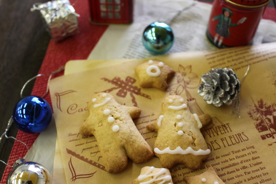 クリスマスに！ジンジャーマンクッキーの画像