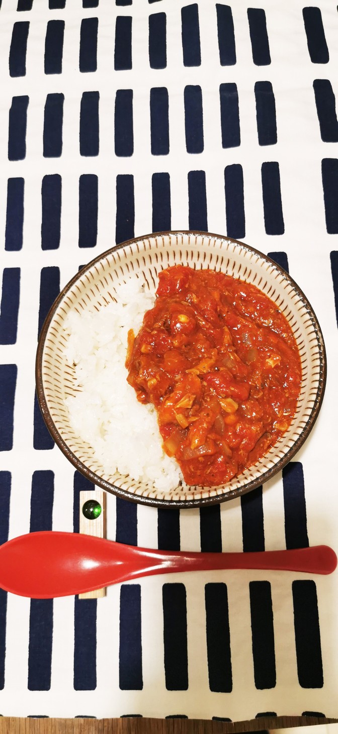 簡単サバ缶とトマト缶でヘルシー和風カレーの画像