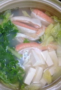鮭のハラミ鍋
