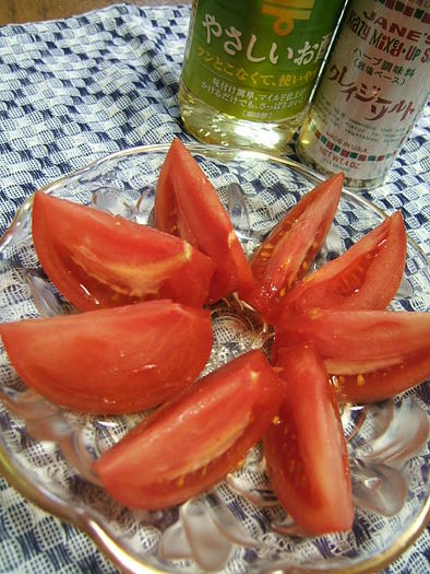 トマトのやさしいお酢がけ♪の写真