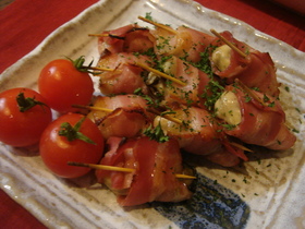 美味しい~☆牡蠣のベーコン巻き☆