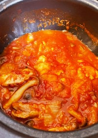 【電気圧力鍋】チキンのトマト煮込み