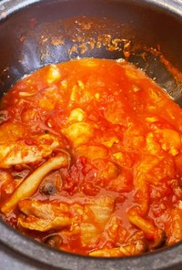 【電気圧力鍋】チキンのトマト煮込み