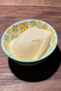 手作りで濃厚☆ バニラアイスクリーム