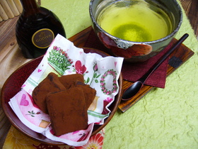 混ぜるだけ生チョコ。