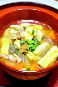 ほっとする美味しいさ豚汁簡単スープ^_^