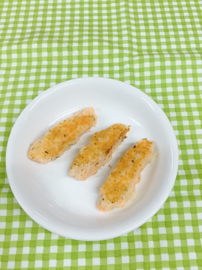 離乳食☆鮭ポテトおやきの写真