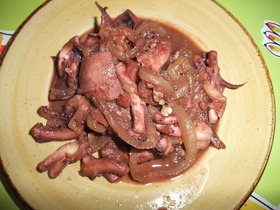 イカのトマト煮 スペイン風
