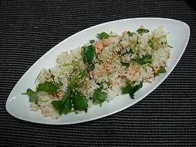 オレンジ風味の鮭ごはん