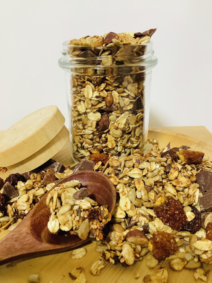 メープル・アーモンド・クランベリー・グラノーラのレシピ・作り方