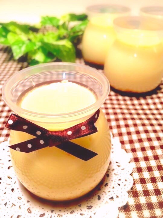 ナツメグとバニラのプリンのレシピ