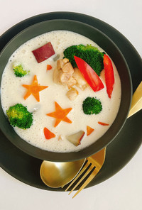 野菜の豆乳スープ（バイタミックスレシピ）