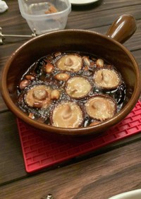 コンロで作る椎茸アヒージョ