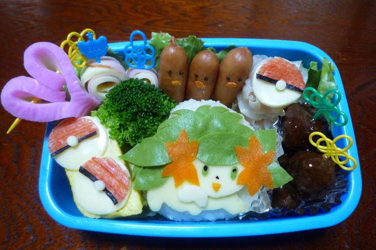 キャラ弁 ポケモン シェイミー レシピ 作り方 By だいだいしょうたん クックパッド
