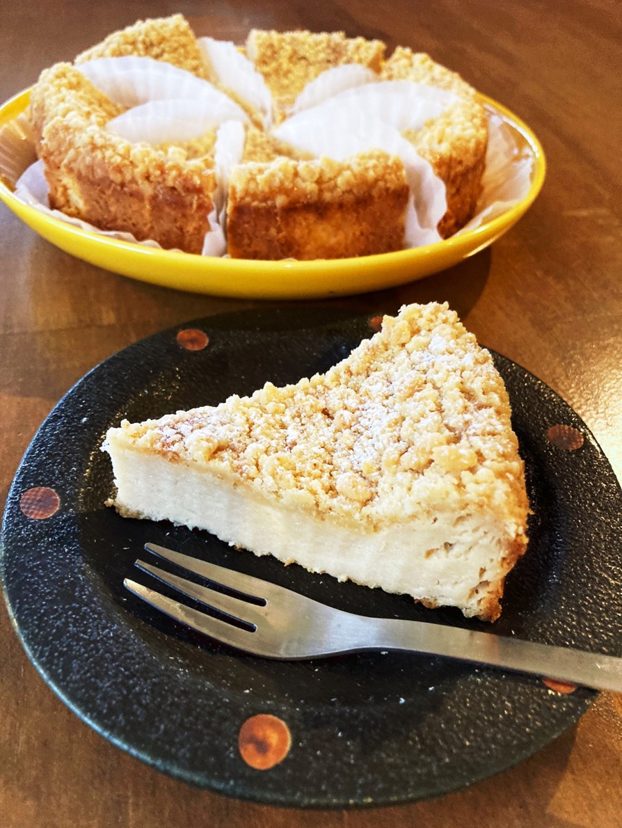 ミルクティークランブルチーズケーキの画像