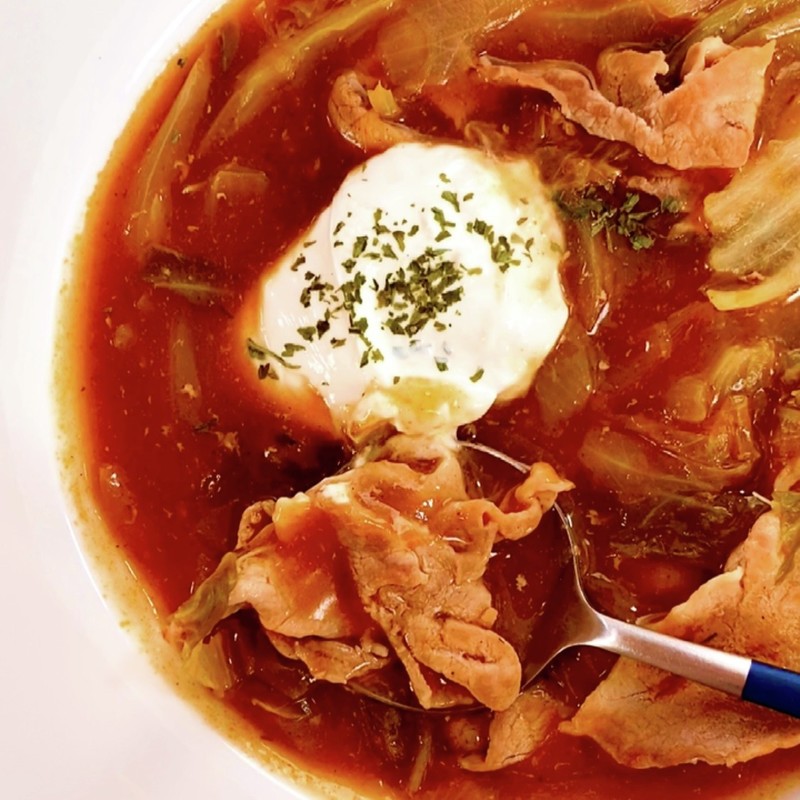 家族のボルシチのレシピ