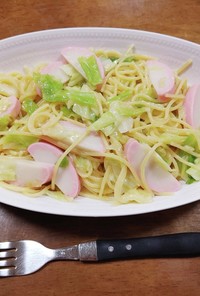 フライパンのみ☆皿うどん風パスタ