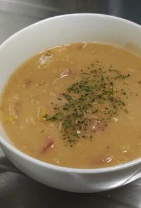 かんたんコーンスープ～冬レシピ　