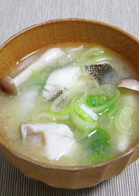 鱈と白菜の味噌汁